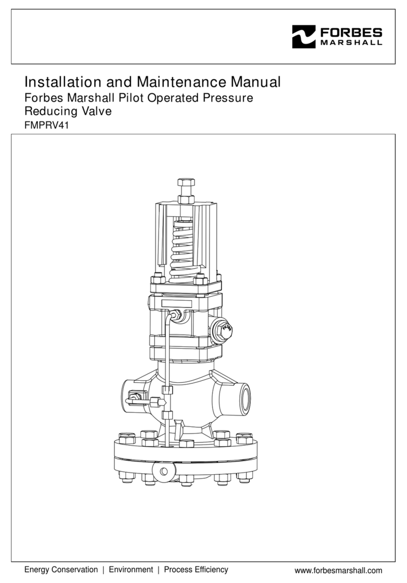 Forbes Marshall FMPRV41 Installation and maintenance manual