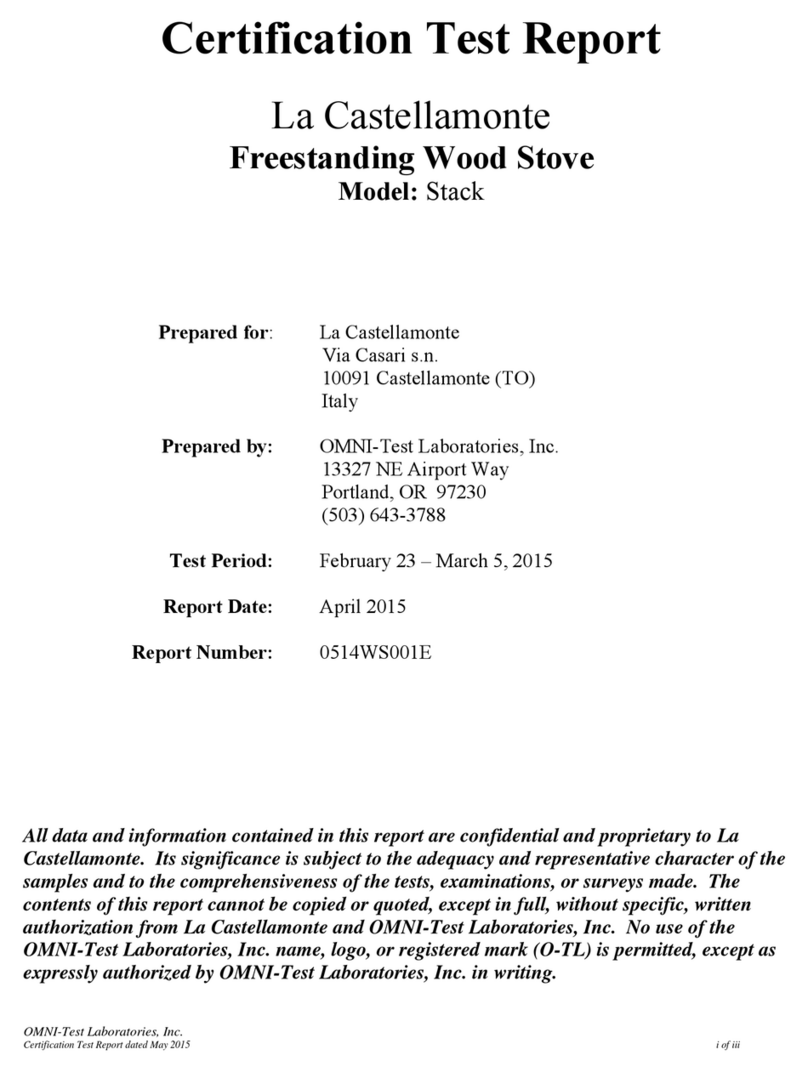 LA CASTELLAMONTE Stack manual