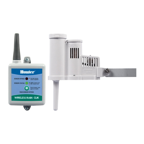 Hunter Wireless Rain-Clik User manual Hunter Wireless Rain-Clik User manual
