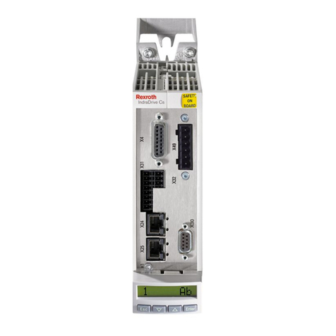 Bosch Rexroth IndraDrive CsDrive System with HCS01 User manual