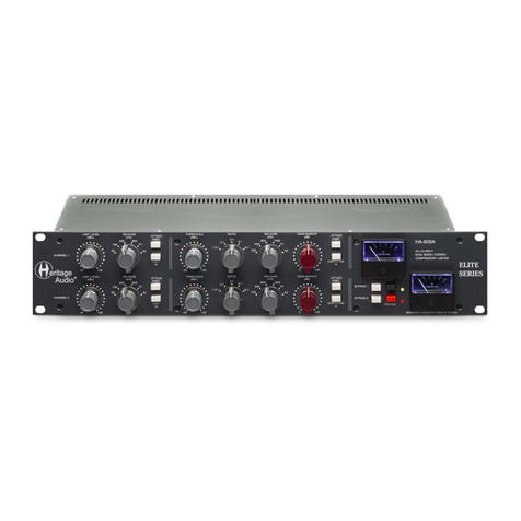 Heritage Audio HA-609A quick start guide