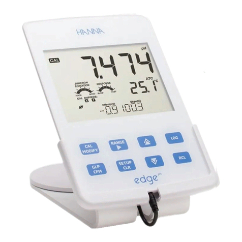 Hanna Instruments edge pH User manual