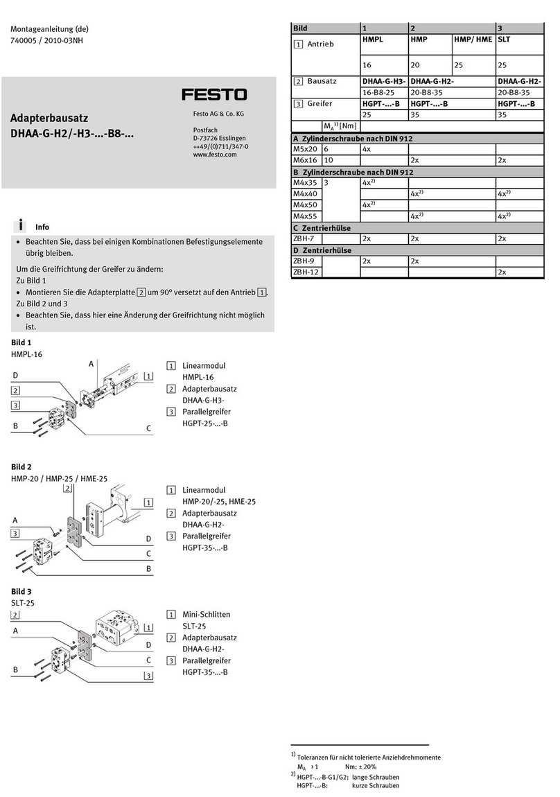 Festo DHAA-G-H2 B8 Series User manual