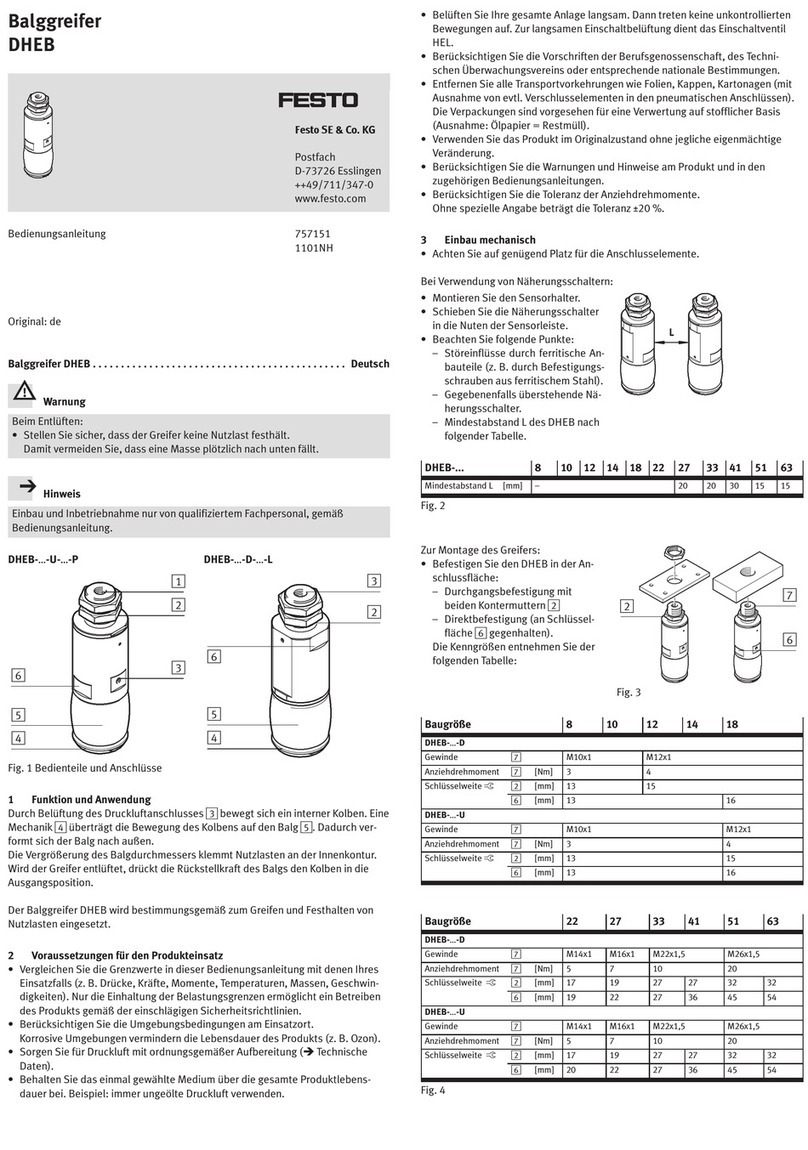 Festo DHEB Series User manual