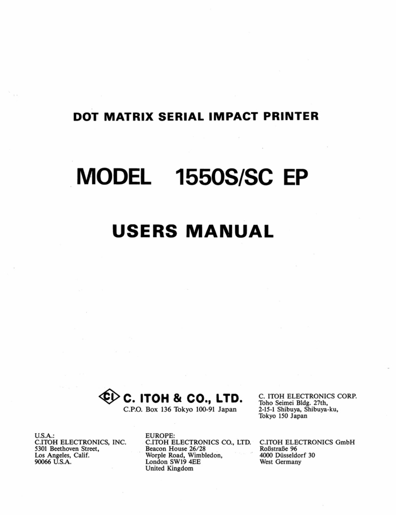 C.ITOH 1550S EP user manual