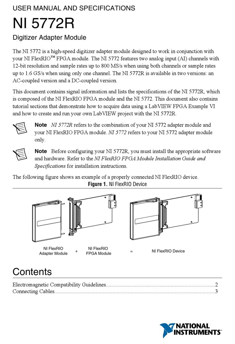 National Instruments 5772R User manual National Instruments 5772R User manual