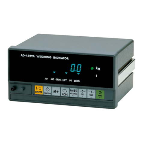 A&D AD4329A-DLC instruction manual