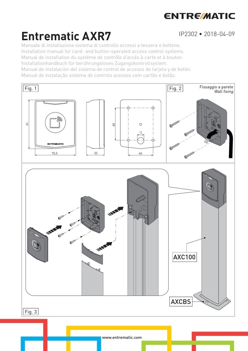 Entrematic AXR7 installation manual