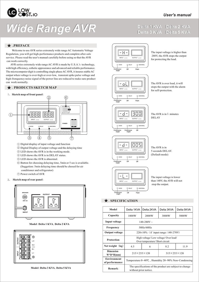 LC Delta 1 KVA user manual