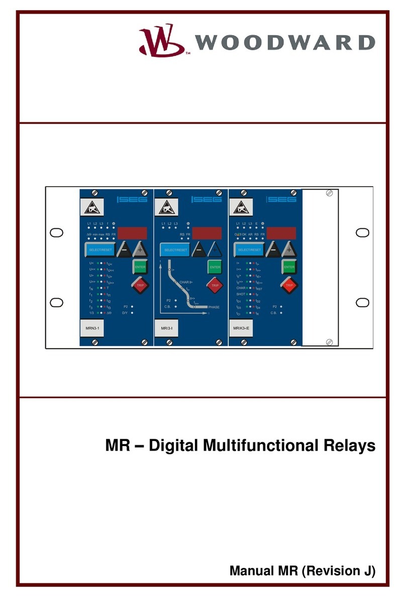 Woodward MR Series User manual