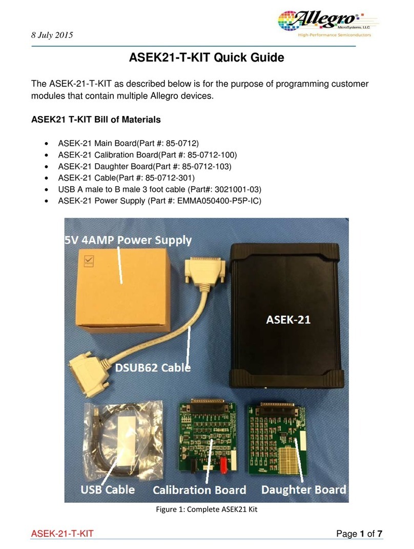 Allegro ASEK21-T-KIT quick guide