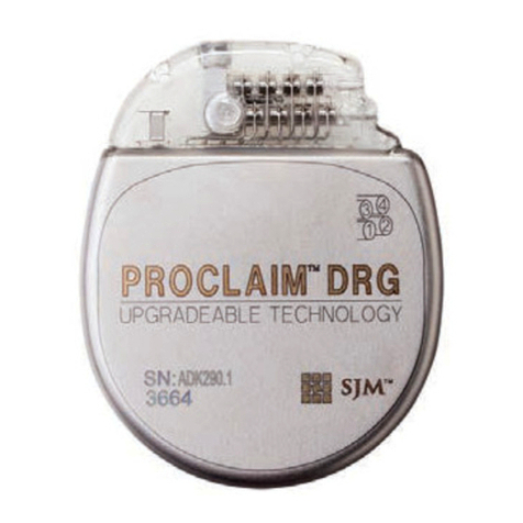 St. Jude Medical Proclaim DRG 3664 Clinician manual