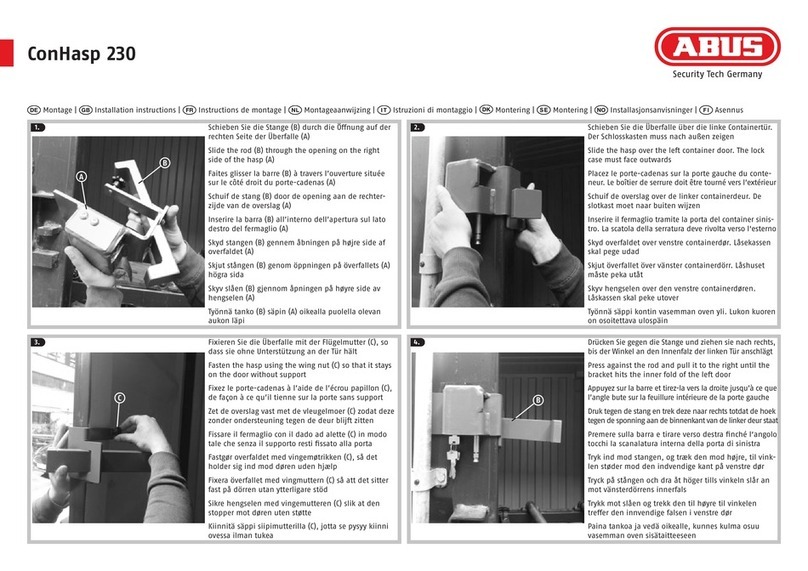 Abus ConHasp 230 User manual