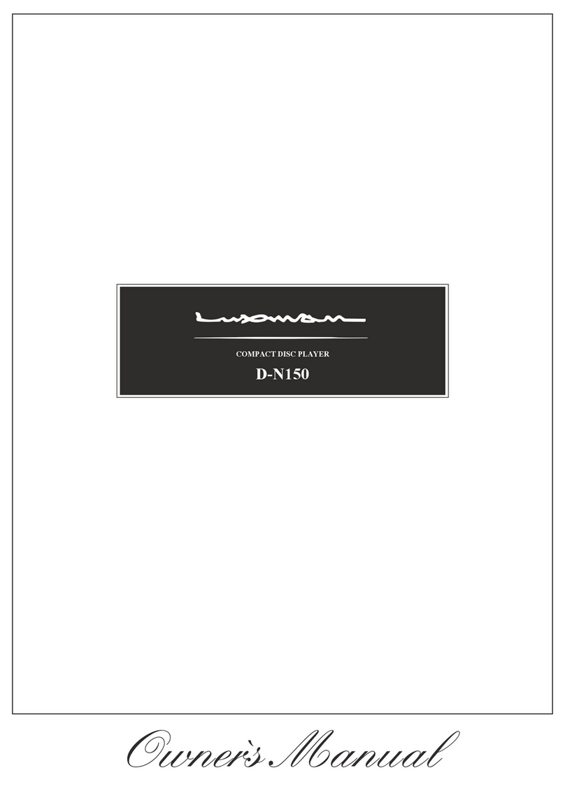 Luxman D-N150 owner's manual