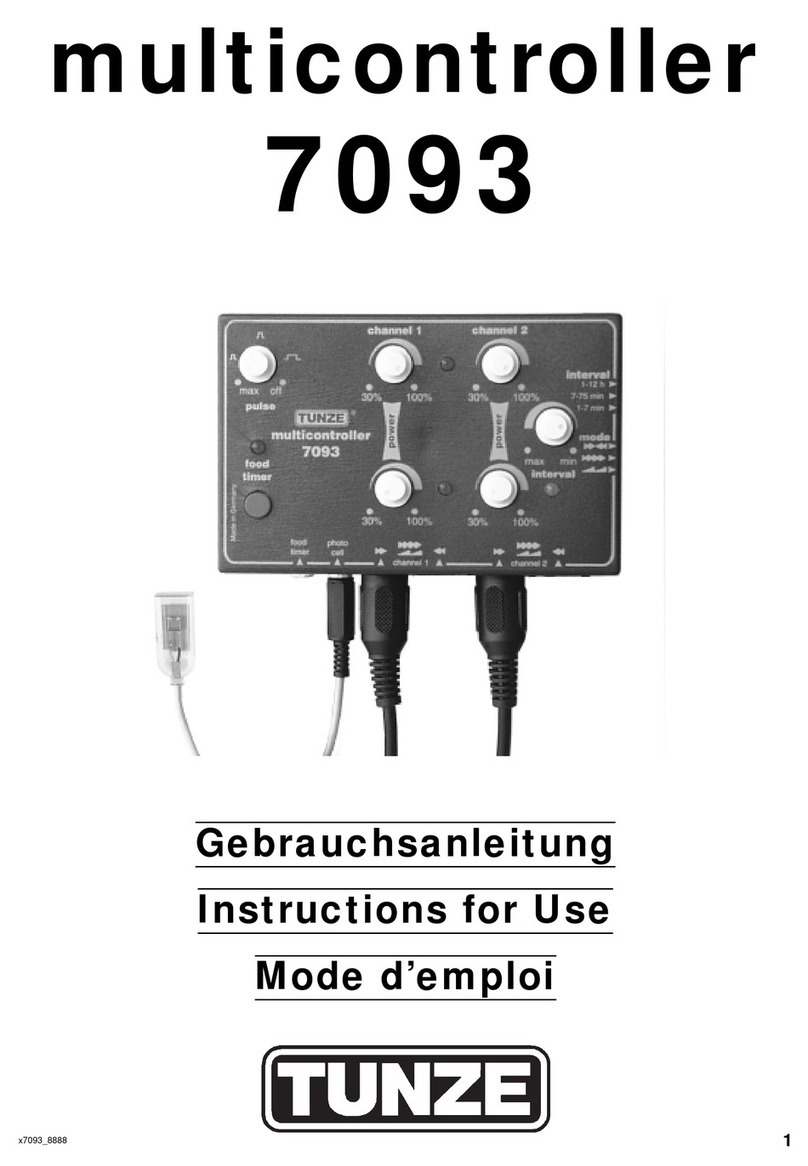 Tunze Multicontroller 7093 User manual