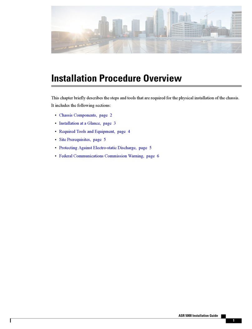 Cisco ASR 5000 INSTALLATION PROCEDURE