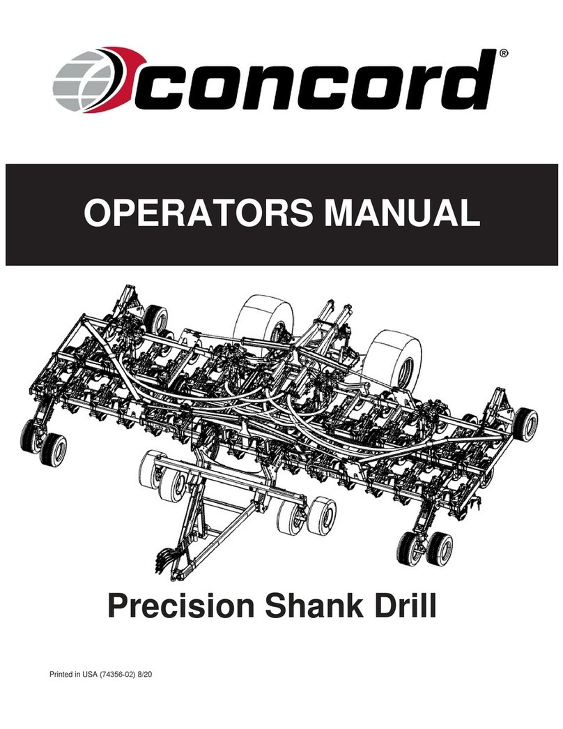 CONCORD PRECISION SHANK DRILL User manual