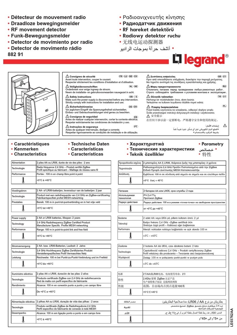 LEGRAND 088230 User manual