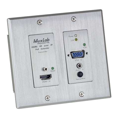 MuxLab 500773-TX User manual