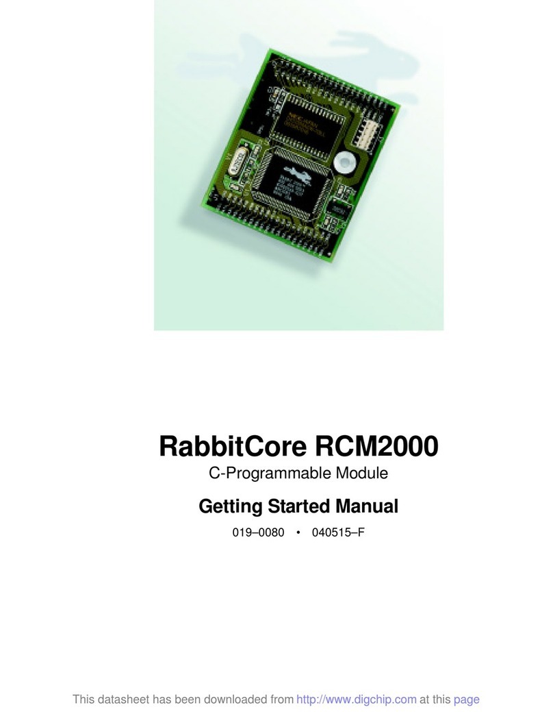 Rabbit RCM2000 Parts list manual