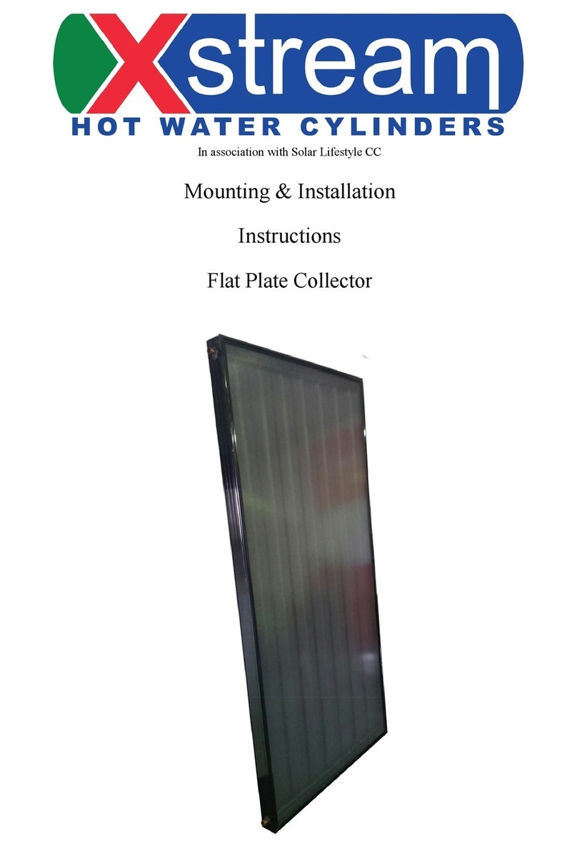 Xstream Flat Plate Collector Mounting Installation Instructions Xstream Flat Plate Collector Mounting Installation Instructions