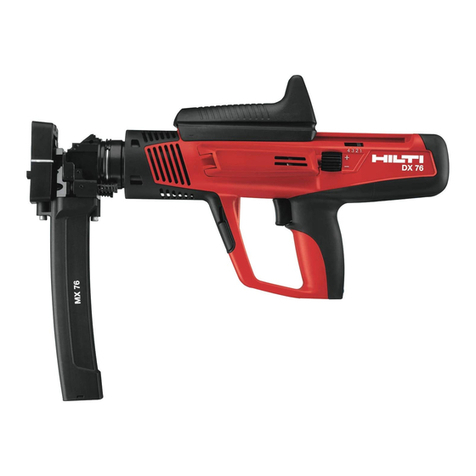 Hilti DX 76-MX User manual