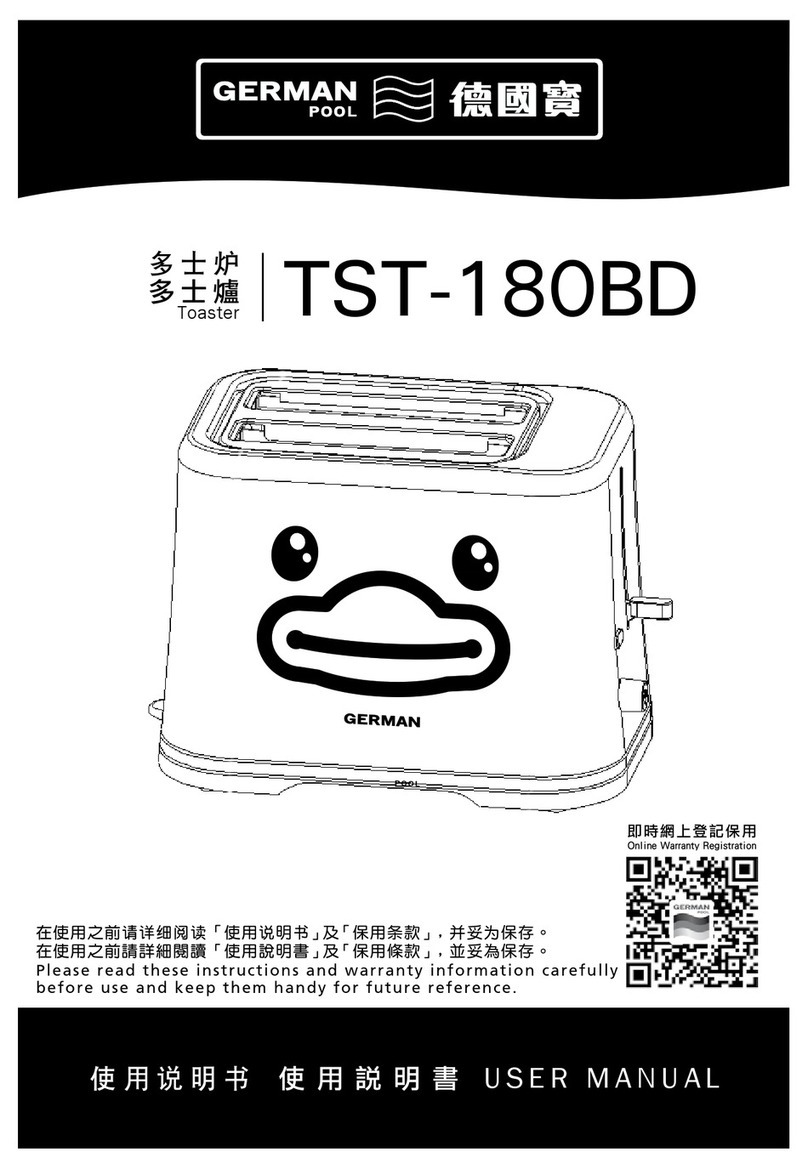 German pool TST-180BD user manual