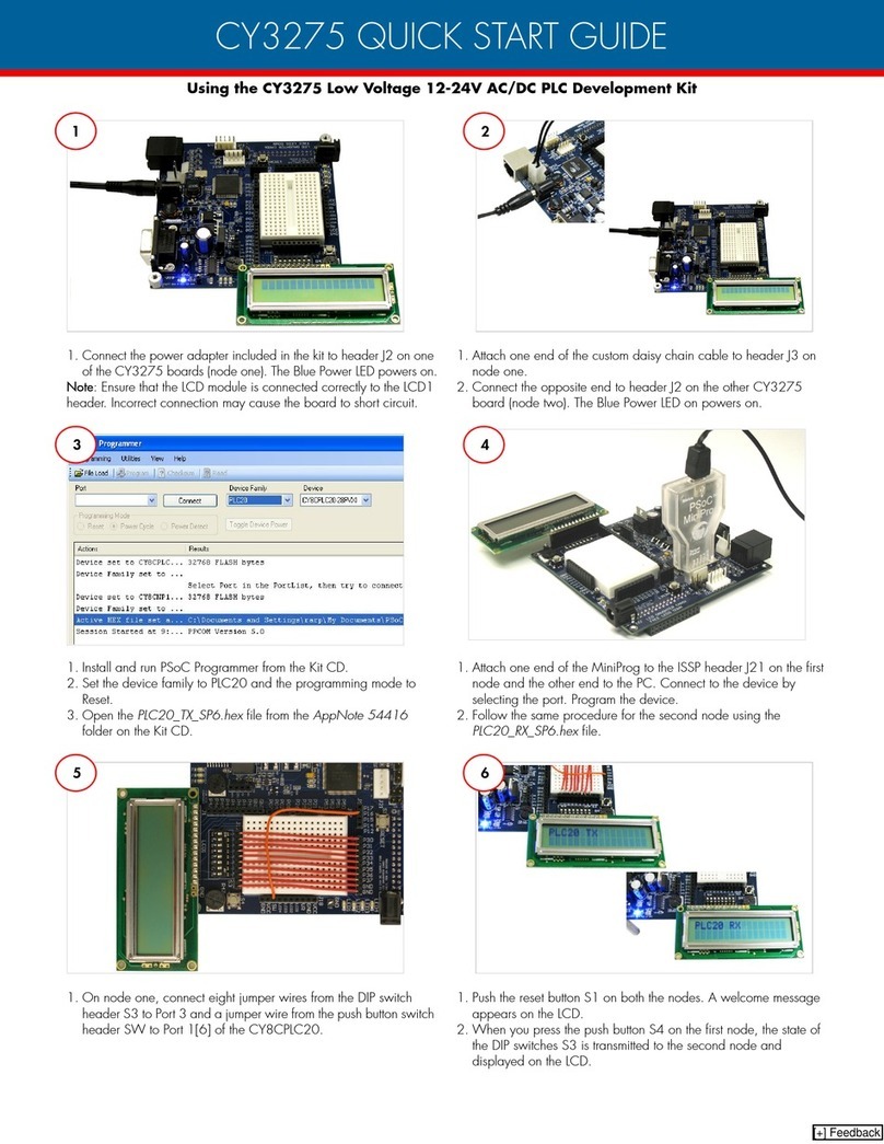 Cypress CY3275 User manual Cypress CY3275 User manual
