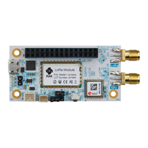 RAK WisTrio LoRa Tracker user manual