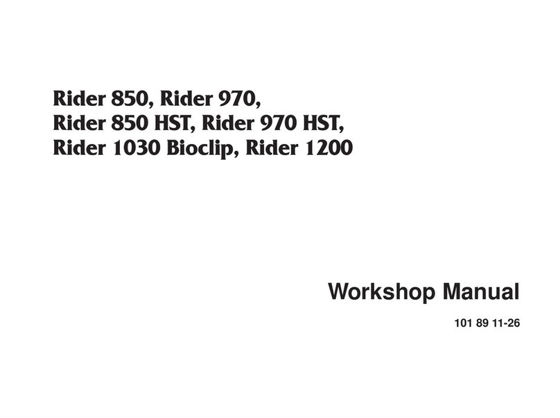 Husqvarna Rider 850 Workshop manual
