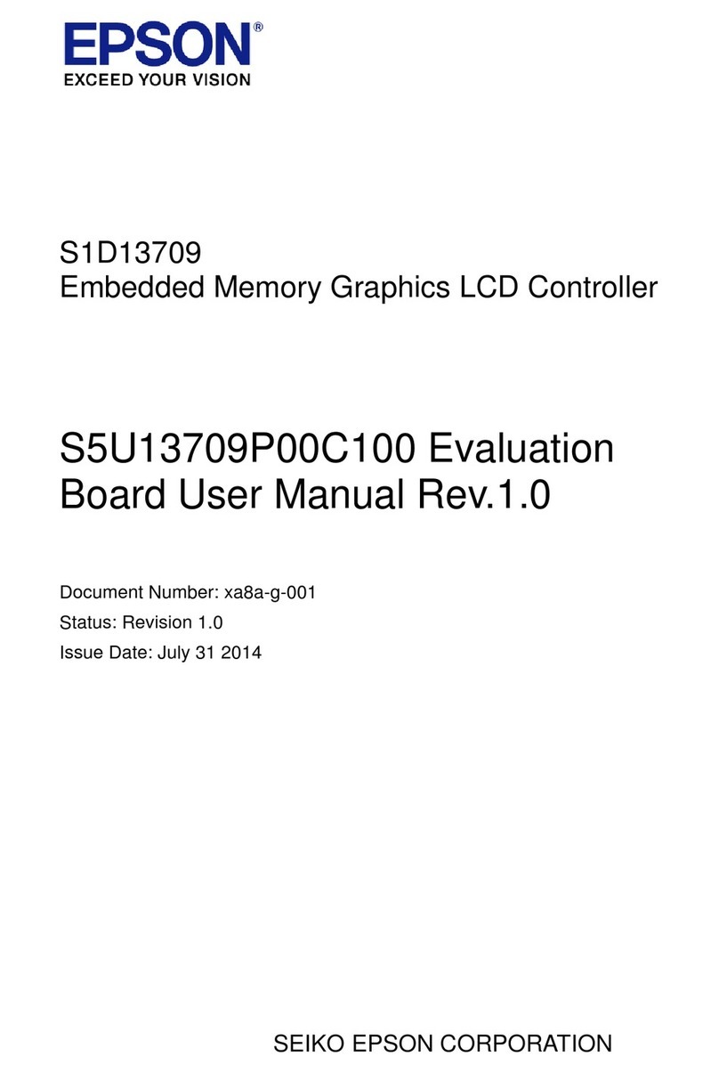 Epson S1D13709 User manual