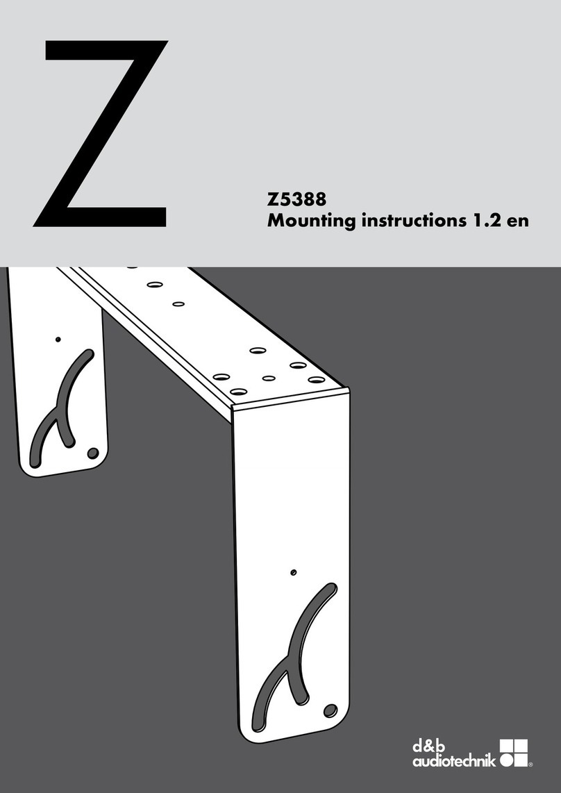 d & b audiotechnik Z Series User manual