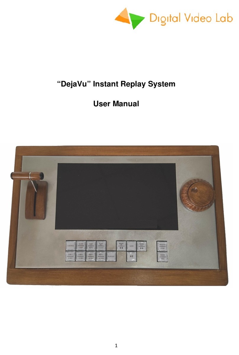 Digital Video Lab DejaVu user manual