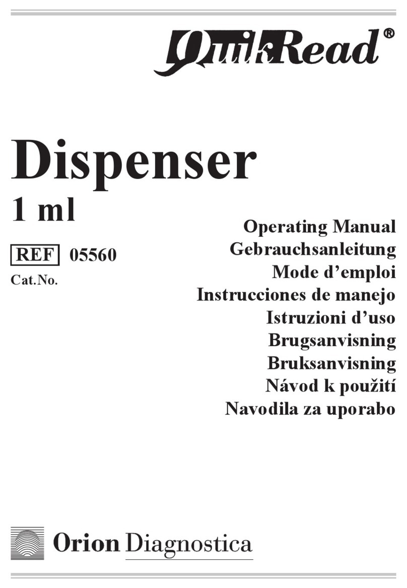 Orion Diagnostica QuikRead User manual