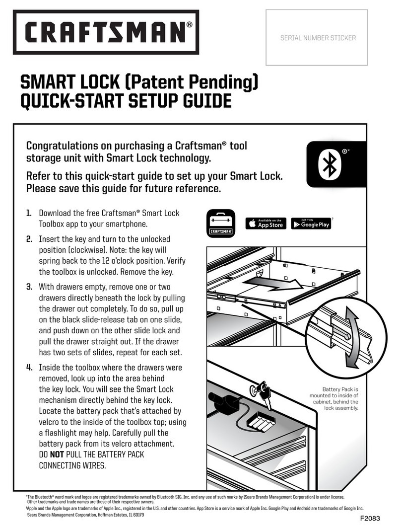 Craftsman Smart Lock Quick start setup guide