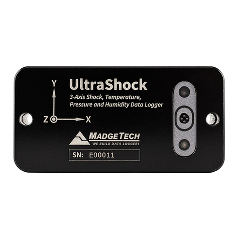 MadgeTech UltraShock Specification sheet