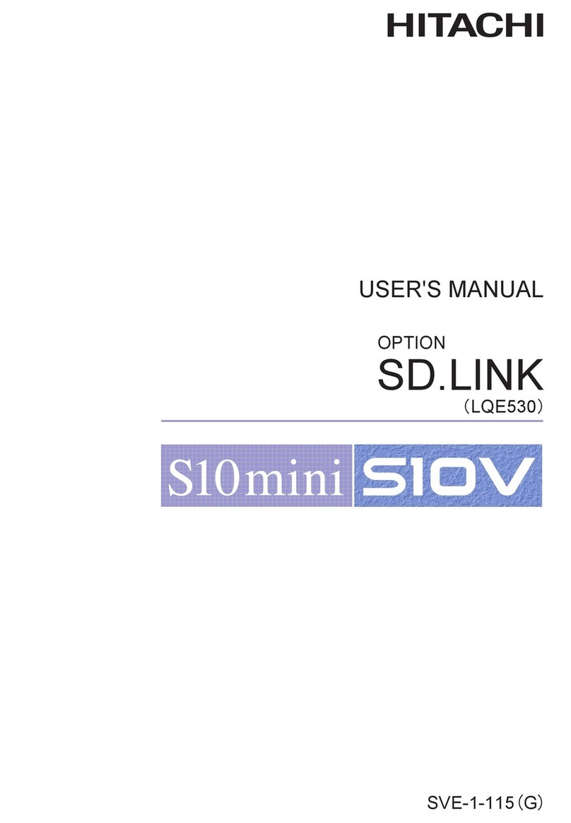 Hitachi SD.LINK user manual