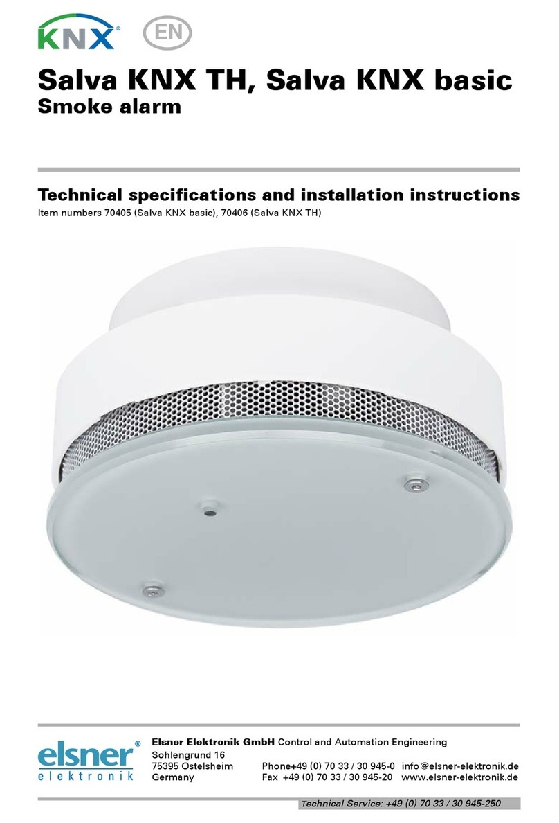 elsner elektronik Salva KNX TH Technical specifications and installation instructions elsner elektronik Salva KNX TH Technical specifications and installation instructions