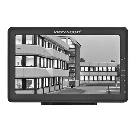 Monacor security TVLCD-1020COL User manual