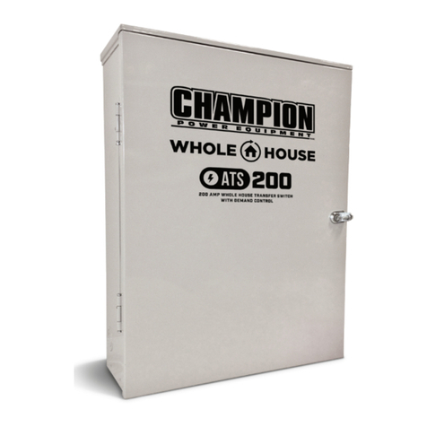 Champion Power Equipment RELIANCE CONTROLS ARM Series installation manual Champion Power Equipment RELIANCE CONTROLS ARM Series installation manual