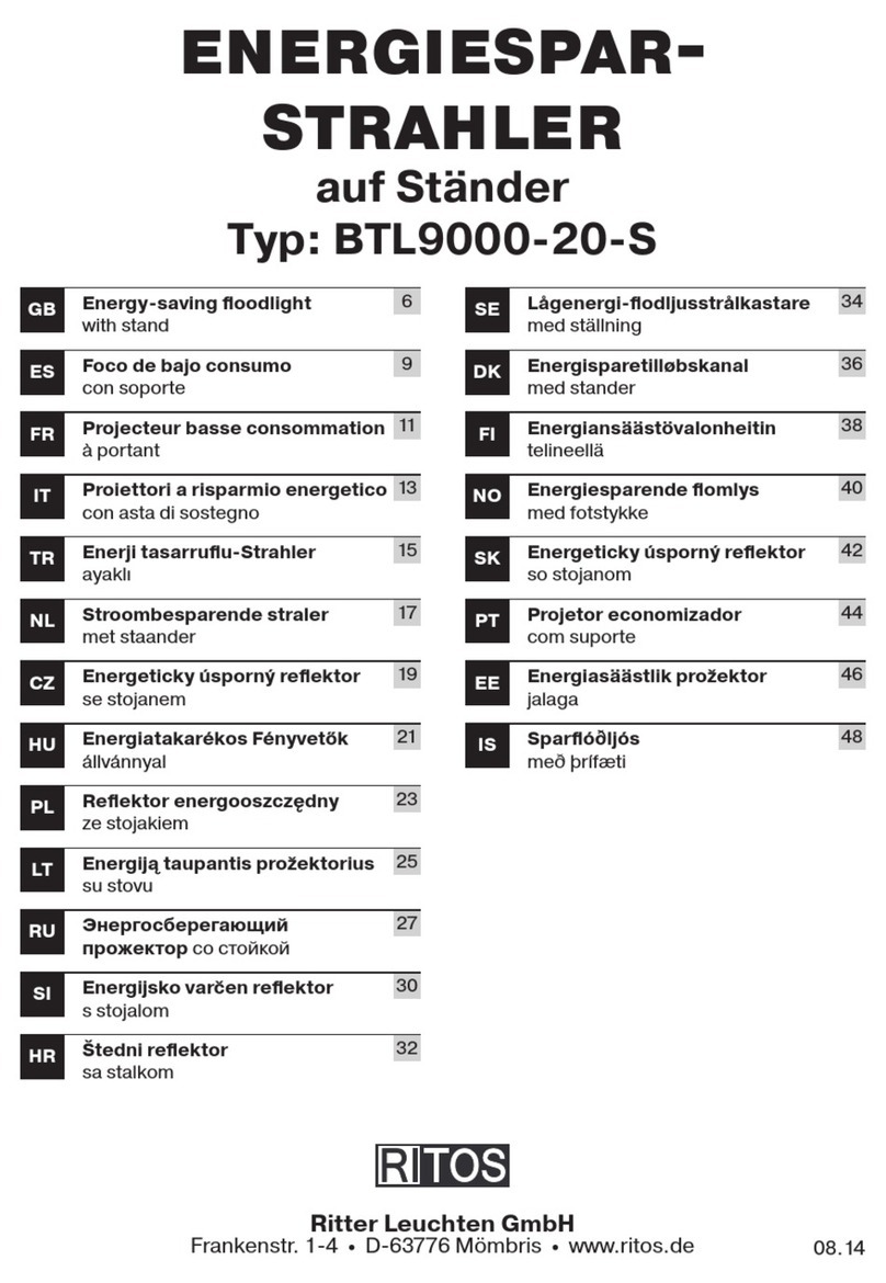 Ritos BTL9000-20-S Operation and maintenance manual