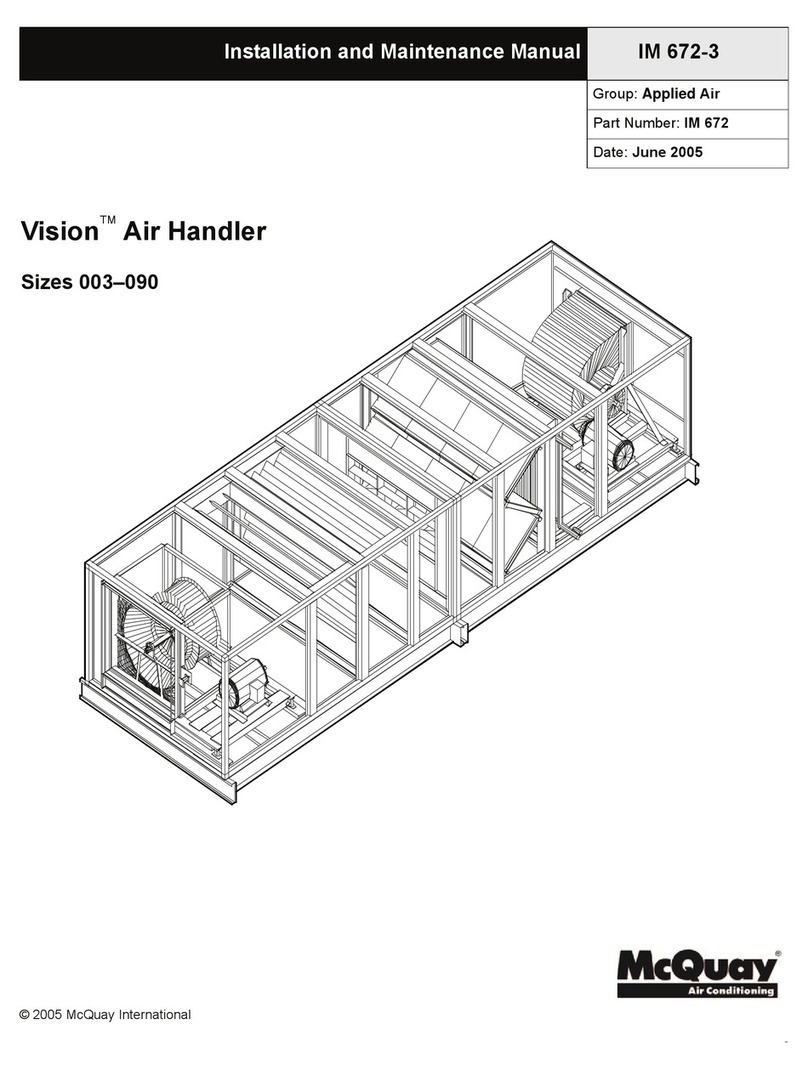 McQuay Vision CA Series Manual