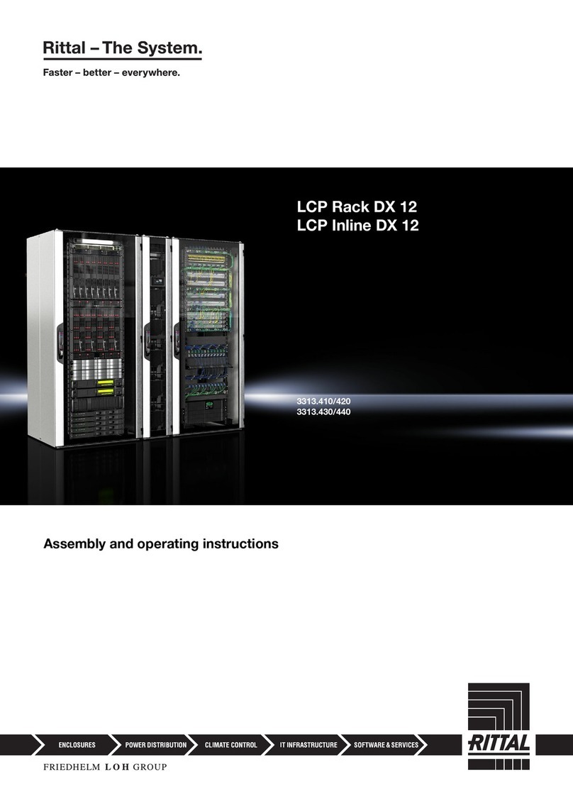 FRIEDHELM LOH Rittal LCP Rack DX 12 Assembly and operating instructions