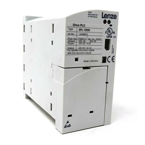 Lenze EPL10200 Mounting instructions