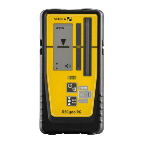 Stabila REC 500 RG User manual