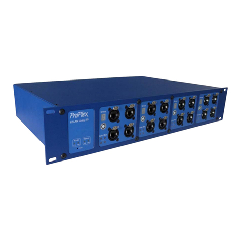 TMB ProPlex EZ-LAN Unity 20 User manual