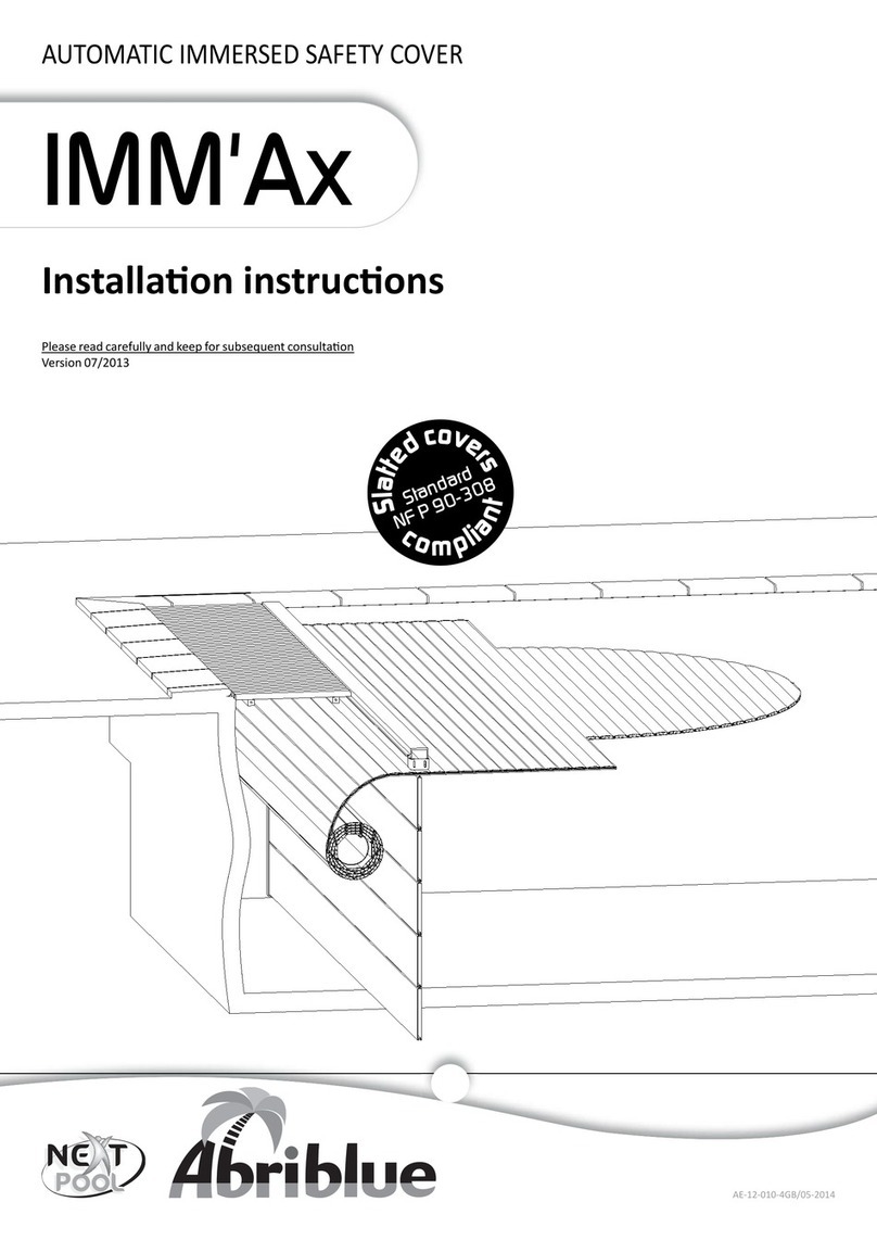 NEXT pool ABRIBLUE IMM'Ax installation instructions