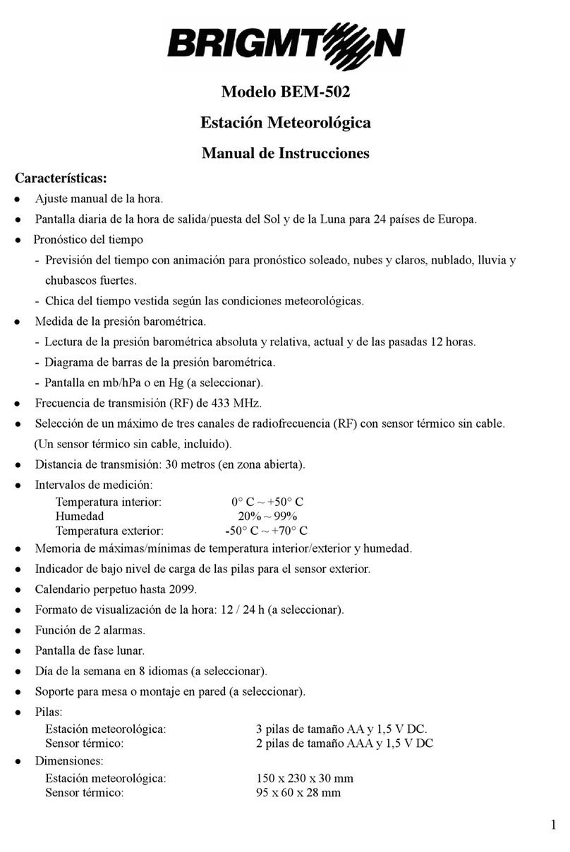 Brigmton BEM-502 instruction manual