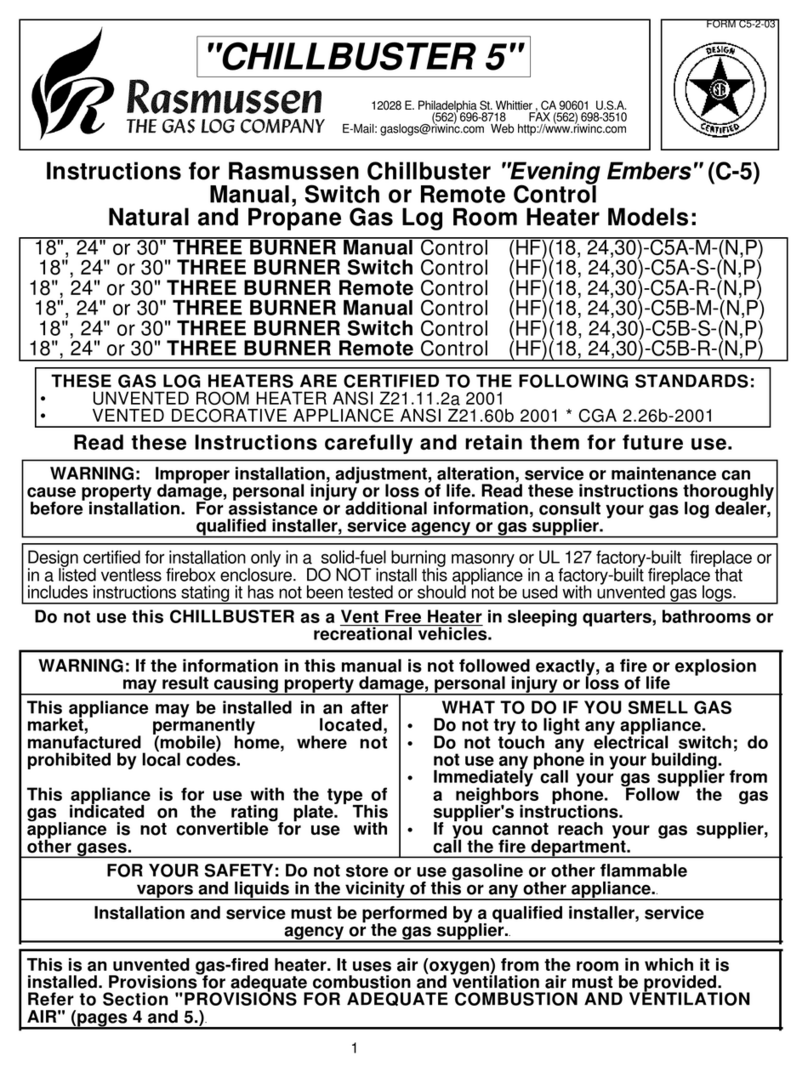 Rasmussen CHILLBUSTER 5 instructions