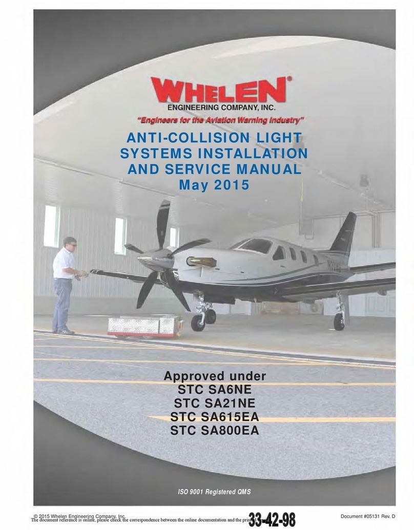 Whelen Engineering Company OR5001V Installation and service manual